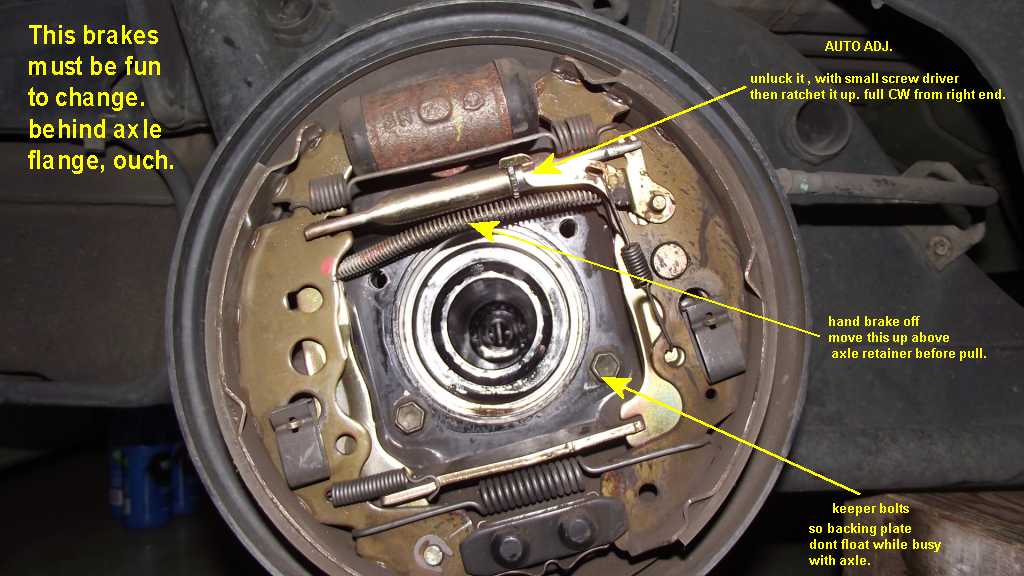 Renewing rear axle bearings or seals
