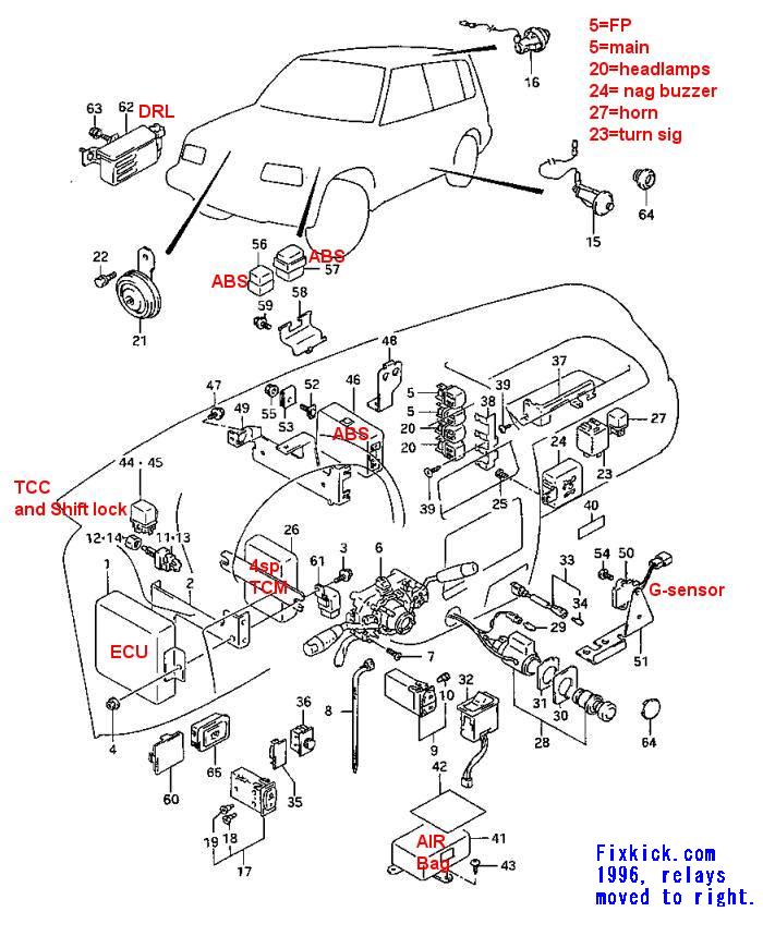 1995 Geo Tracker 16v Fuel Pump Wiring Diagram - Wiring Diagram Schema